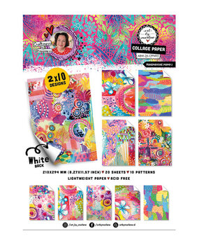 Studio Light Handpainted Papers A4 Collage Paper Pad (ABM-26-CPP493)