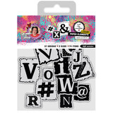 Studio Light PRE-ORDER Luxury Paper Elements B&W Alphabet (ABM-26-PE56)