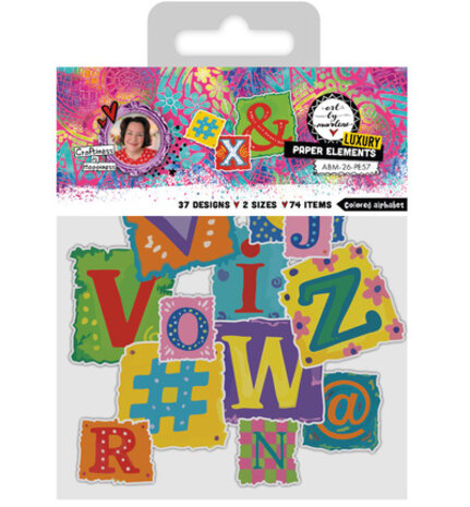 Studio Light PRE-ORDER Luxury Paper Elements Colored Alphabet (ABM-26-PE57) Studio Light PRE-ORDER Luxury Paper Elements Colored Alphabet (ABM-26-PE57)