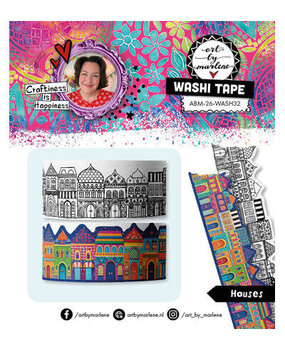 Studio Light PRE-ORDER Houses Art Washi Tape (ABM-26-WASH32) Studio Light PRE-ORDER Houses Art Washi Tape (ABM-26-WASH32)