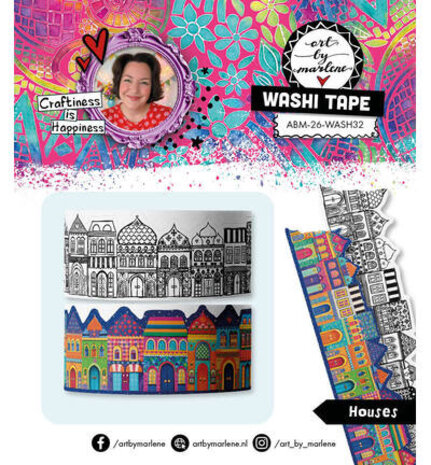 Studio Light PRE-ORDER Houses Art Washi Tape (ABM-26-WASH32) Studio Light PRE-ORDER Houses Art Washi Tape (ABM-26-WASH32)