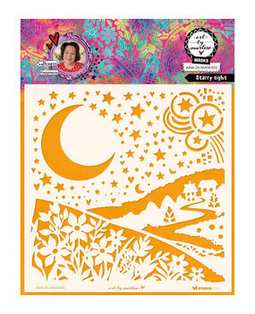 Studio Light PRE-ORDER Masking Stencil Starry Night (ABM-26-MASK402) Studio Light PRE-ORDER Masking Stencil Starry Night (ABM-26-MASK402)