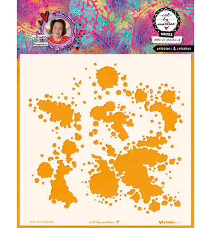 Studio Light PRE-ORDER Masking Stencil Splatters & Splashes (ABM-26-MASK404) Studio Light PRE-ORDER Masking Stencil Splatters & Splashes (ABM-26-MASK404)