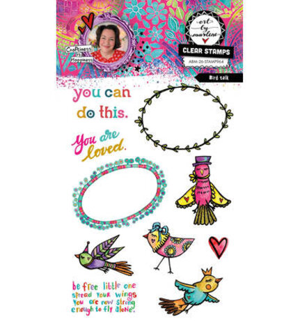 Studio Light PRE-ORDER Clear Stamp Bird Talk (ABM-26-STAMP964) Studio Light PRE-ORDER Clear Stamp Bird Talk (ABM-26-STAMP964)