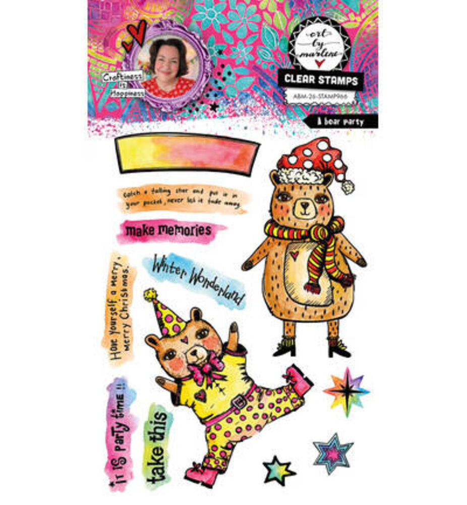 Studio Light PRE-ORDER Clear Stamp A Bear Party (ABM-26-STAMP966) Studio Light PRE-ORDER Clear Stamp A Bear Party (ABM-26-STAMP966)