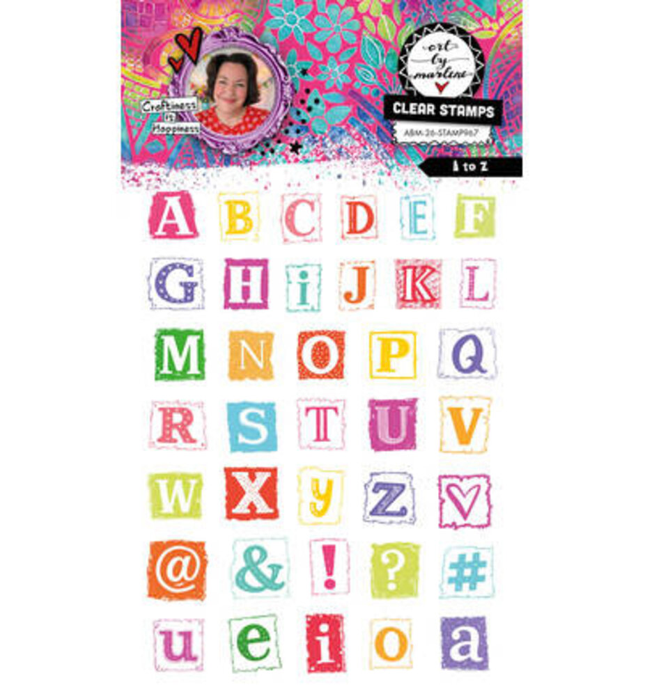 Studio Light PRE-ORDER Clear Stamp A to Z (ABM-26-STAMP967) Studio Light PRE-ORDER Clear Stamp A to Z (ABM-26-STAMP967)