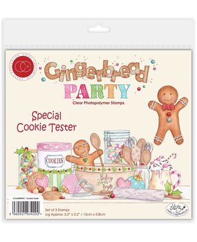 Craft Consortium Gingerbread Party Clear Stamp Cookie Tester (CCLSTMP010) Craft Consortium Gingerbread Party Clear Stamp Cookie Tester (CCLSTMP010)