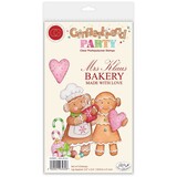 Craft Consortium Gingerbread Party Clear Stamp Made with Love (CCLSTMP011)