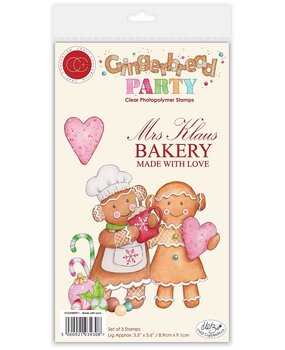 Craft Consortium Gingerbread Party Clear Stamp Made with Love (CCLSTMP011) Craft Consortium Gingerbread Party Clear Stamp Made with Love (CCLSTMP011)