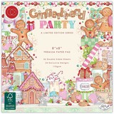 Craft Consortium Gingerbread Party 8x8 Inch Premium Paper Pad (CCLPAD004)