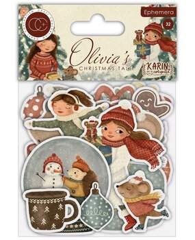 Craft Consortium Olivia's Christmas Tale Premium Ephemera Set (CCEPH016) Craft Consortium Olivia's Christmas Tale Premium Ephemera Set (CCEPH016)