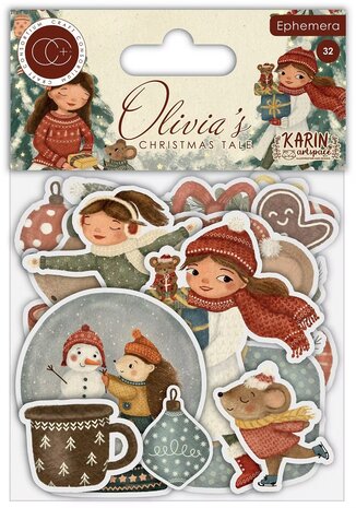 Craft Consortium Olivia's Christmas Tale Premium Ephemera Set (CCEPH016) Craft Consortium Olivia's Christmas Tale Premium Ephemera Set (CCEPH016)