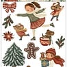 Craft Consortium Olivia's Christmas Tale Premium Rub-on Transfers Set (CCRUBT010)