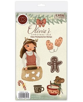 Craft Consortium Olivia's Christmas Tale A6 Clear Stamps Baking (CCSTMP104) Craft Consortium Olivia's Christmas Tale A6 Clear Stamps Baking (CCSTMP104)