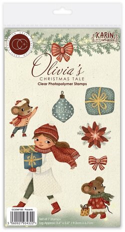 Craft Consortium Olivia's Christmas Tale A6 Clear Stamps Presents (CCSTMP105) Craft Consortium Olivia's Christmas Tale A6 Clear Stamps Presents (CCSTMP105)