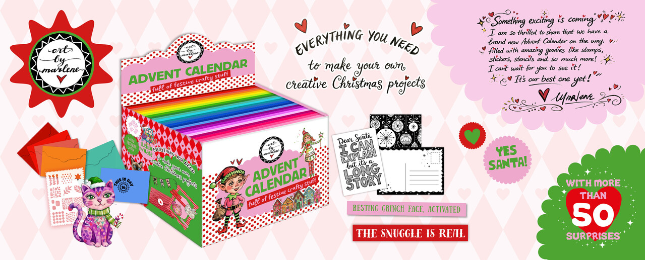 Studio Light Advent Calendar Full of Festive Crafty Stuff (ABM-26-AC07)