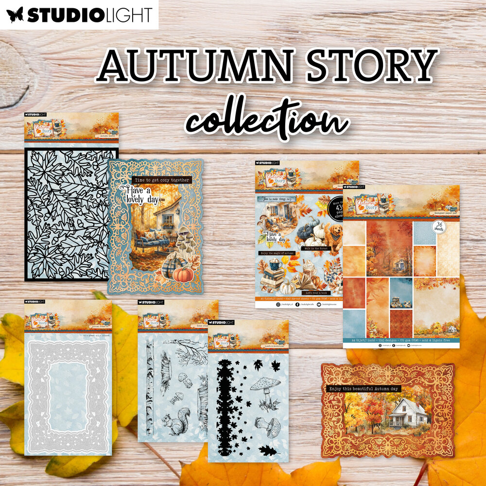 Studio Light Autumn Story A5 Die-Cut Paper Pad (SL-AS-DCPP499) Studio Light Autumn Story A5 Die-Cut Paper Pad (SL-AS-DCPP499)