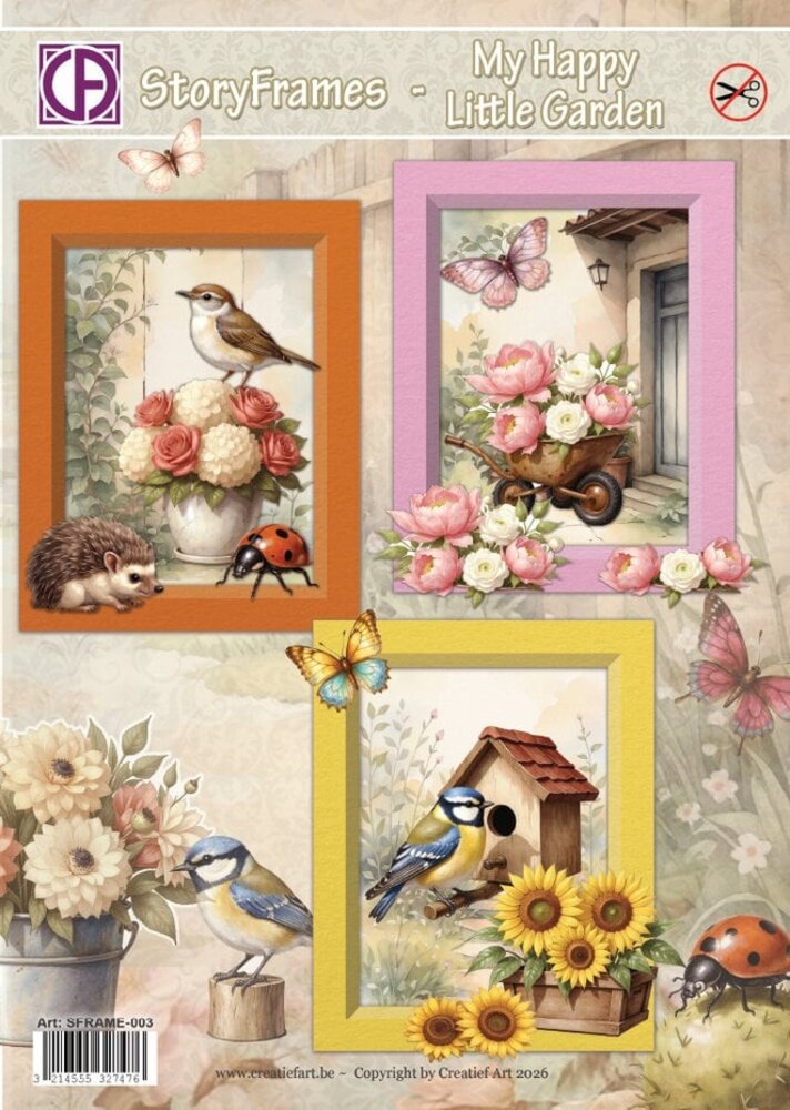 Creatief Art StoryFrames Card Kit My Happy Little Garden (SFRAME-003)