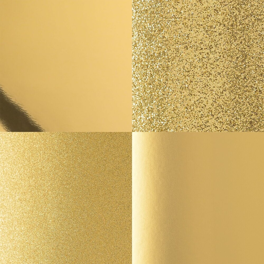 Vaessen Creative Luxury Gold 12x12 Inch Cardstock Paper (2932-005)