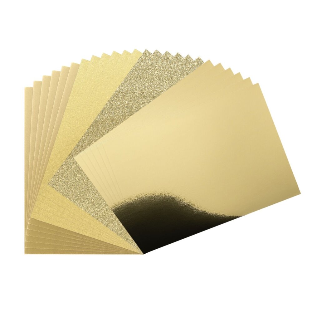 Vaessen Creative Luxury Gold A4 Cardstock Paper (2932-006) Vaessen Creative Luxury Gold A4 Cardstock Paper (2932-006)