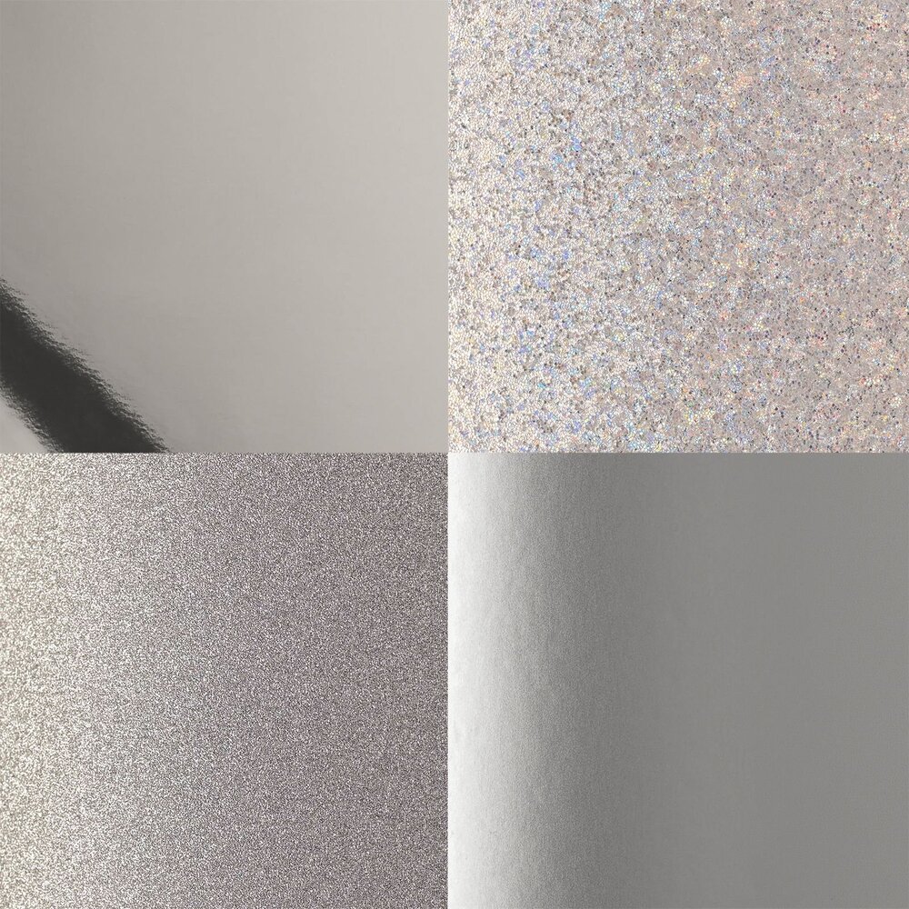 Vaessen Creative Luxury Silver 12x12 Inch Cardstock Paper (2932-007) Vaessen Creative Luxury Silver 12x12 Inch Cardstock Paper (2932-007)