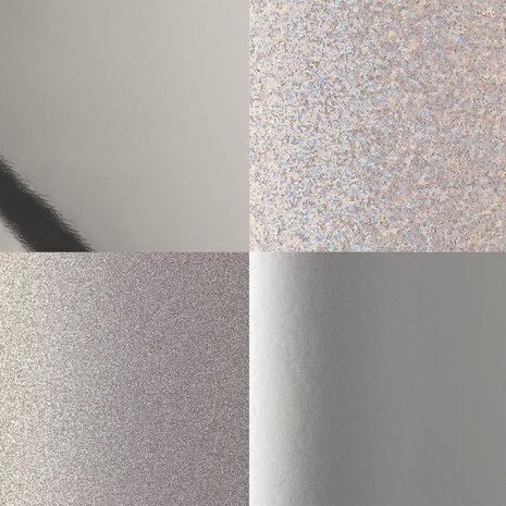 Vaessen Creative Luxury Silver 12x12 Inch Cardstock Paper (2932-007) Vaessen Creative Luxury Silver 12x12 Inch Cardstock Paper (2932-007)