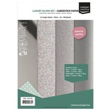 Vaessen Creative Luxury Silver A4 Cardstock Paper (2932-008)