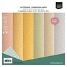Vaessen Creative Glitter Mix 12x12 Inch Cardstock Paper (2932-012)