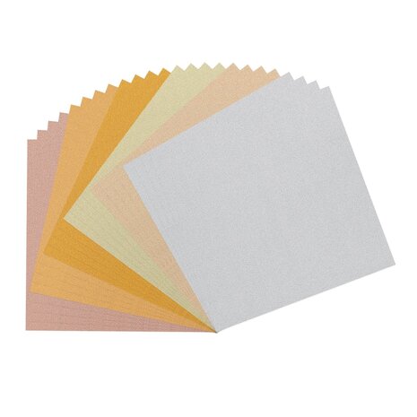 Vaessen Creative Glitter Mix 12x12 Inch Cardstock Paper (2932-012)