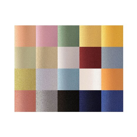 Vaessen Creative Glitter Mix A4 Cardstock Paper (50 sheets) (2932-014) Vaessen Creative Glitter Mix A4 Cardstock Paper (50 sheets) (2932-014)
