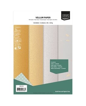 Vaessen Creative A4 Vellum Paper Assorti (2932-010) Vaessen Creative A4 Vellum Paper Assorti (2932-010)