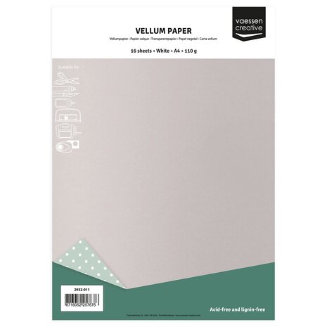 Vaessen Creative A4 Vellum Paper (2932-011) Vaessen Creative A4 Vellum Paper (2932-011)