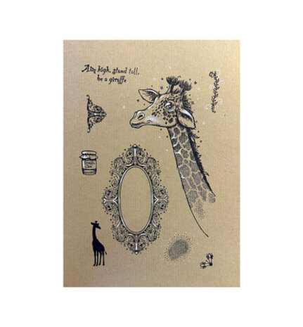 Pink Ink Designs Fauna Series Giraffic Jam Clear Stamps (07-0001-PI)