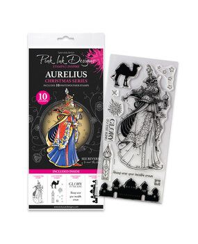 Pink Ink Designs Christmas Series Aurelius Clear Stamps (07-0004-PI)