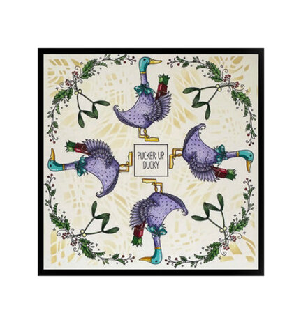 Pink Ink Designs Christmas Series Duck The Halls Clear Stamps (07-0007-PI)