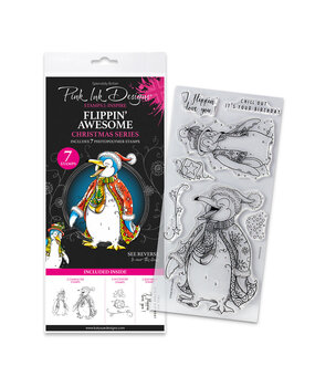 Pink Ink Designs Christmas Series Flippin' Awesome Clear Stamps (07-0008-PI) Pink Ink Designs Christmas Series Flippin' Awesome Clear Stamps (07-0008-PI)