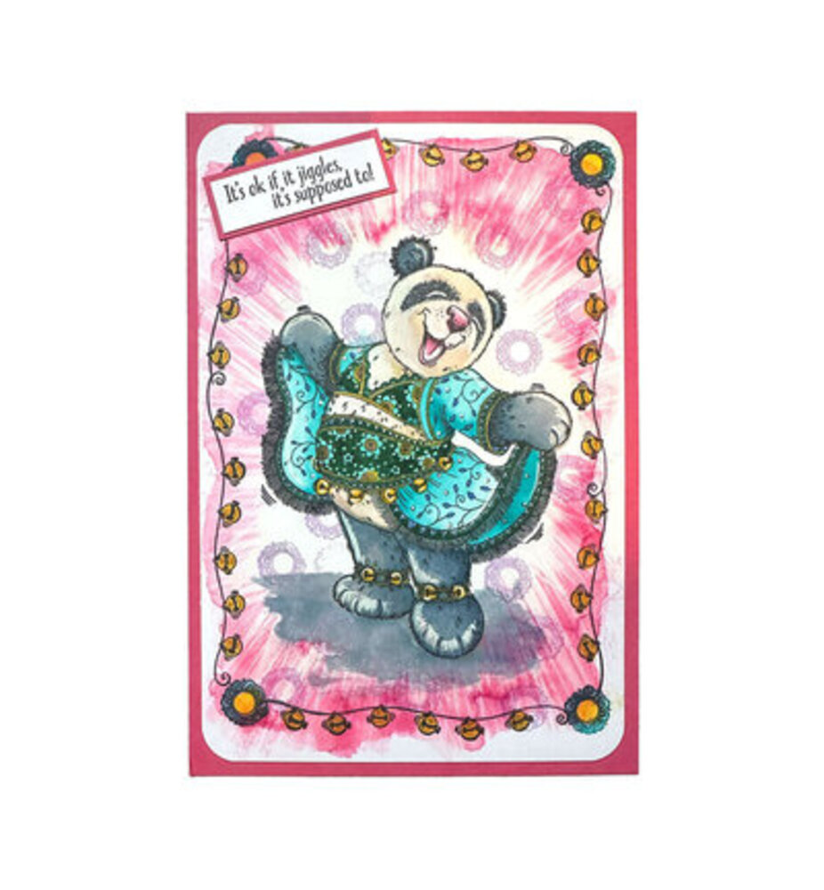 Pink Ink Designs Fauna Series Miranda Panda Clear Stamps (07-0009-PI)
