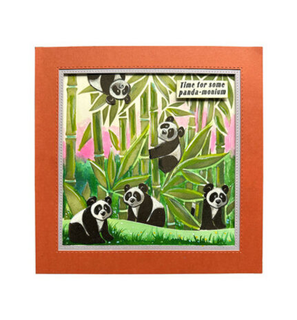 Pink Ink Designs Fauna Series Miranda Panda Clear Stamps (07-0009-PI)