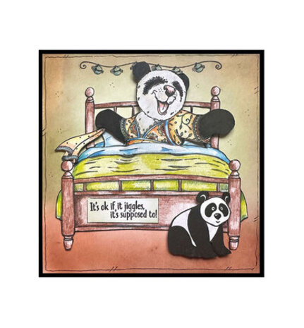 Pink Ink Designs Fauna Series Miranda Panda Clear Stamps (07-0009-PI)