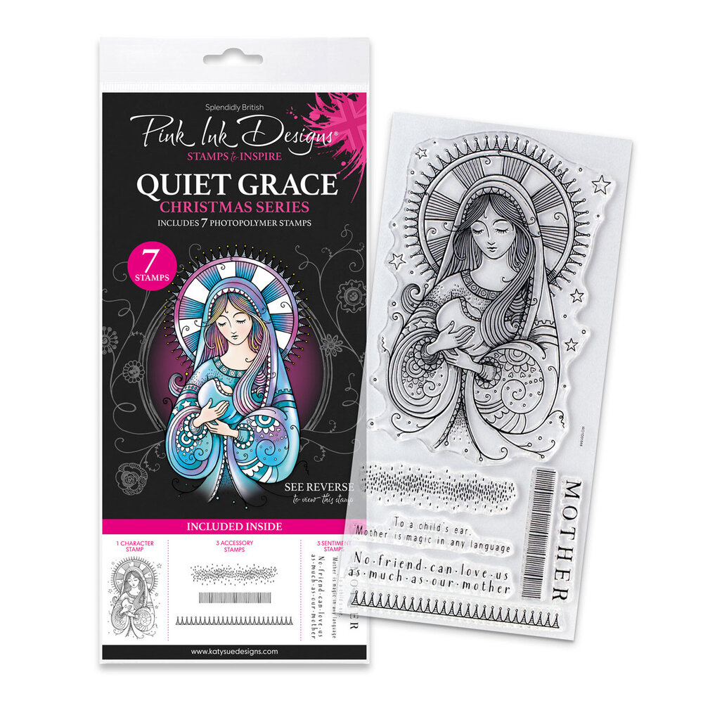 Pink Ink Designs Christmas Series Quiet Grace Clear Stamps (07-0011-PI) Pink Ink Designs Christmas Series Quiet Grace Clear Stamps (07-0011-PI)