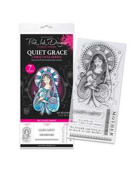 Pink Ink Designs Christmas Series Quiet Grace Clear Stamps (07-0011-PI) Pink Ink Designs Christmas Series Quiet Grace Clear Stamps (07-0011-PI)