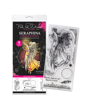 Pink Ink Designs Christmas Series Seraphina Clear Stamps (07-0012-PI) Pink Ink Designs Christmas Series Seraphina Clear Stamps (07-0012-PI)