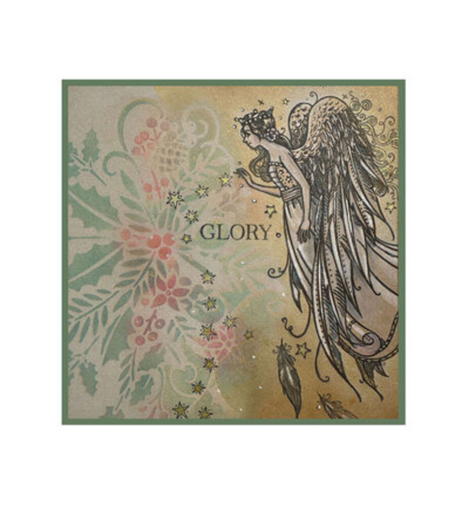 Pink Ink Designs Christmas Series Seraphina Clear Stamps (07-0012-PI) Pink Ink Designs Christmas Series Seraphina Clear Stamps (07-0012-PI)
