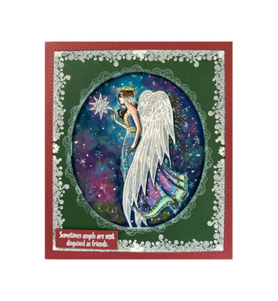 Pink Ink Designs Christmas Series Seraphina Clear Stamps (07-0012-PI) Pink Ink Designs Christmas Series Seraphina Clear Stamps (07-0012-PI)