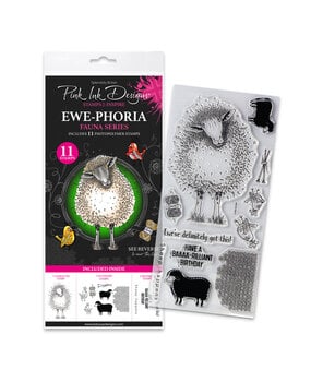 Pink Ink Designs Fauna Series Ewe-Phoria Clear Stamps (07-0015-PI) Pink Ink Designs Fauna Series Ewe-Phoria Clear Stamps (07-0015-PI)