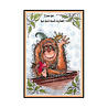 Pink Ink Designs Fauna Series Orangutangle Orangutan Clear Stamps (07-0017-PI)