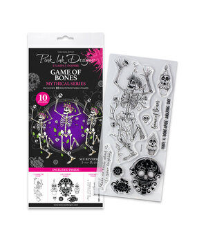 Pink Ink Designs Mythical Series Game of Bones Clear Stamps (07-0024-PI)