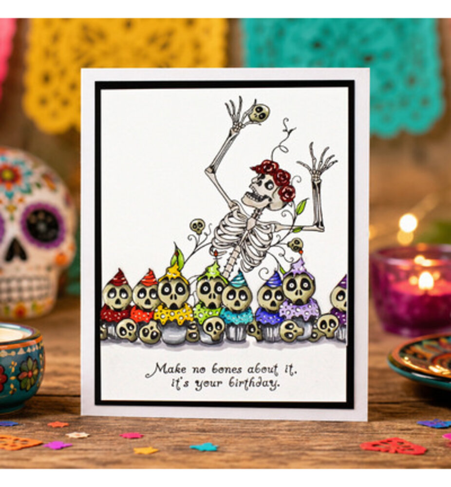 Pink Ink Designs Mythical Series Game of Bones Clear Stamps (07-0024-PI)