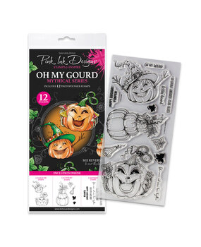 Pink Ink Designs Mythical Series Oh My Gourd Clear Stamps (07-0025-PI)