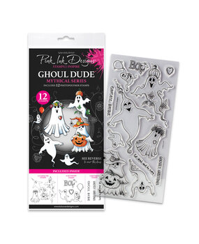 Pink Ink Designs Mythical Series Ghoul Dude Clear Stamps (07-0026-PI)